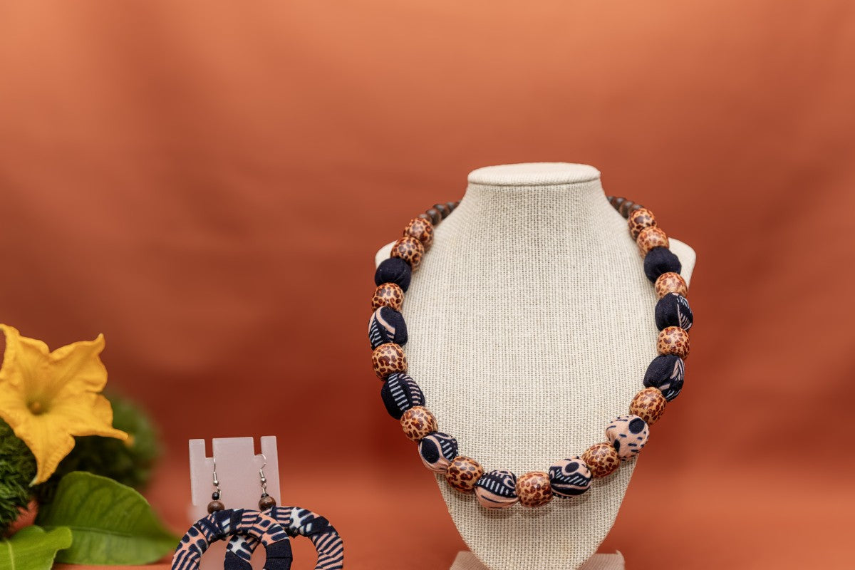 Inkwazi Collection- Necklace and Ear rings Set 4