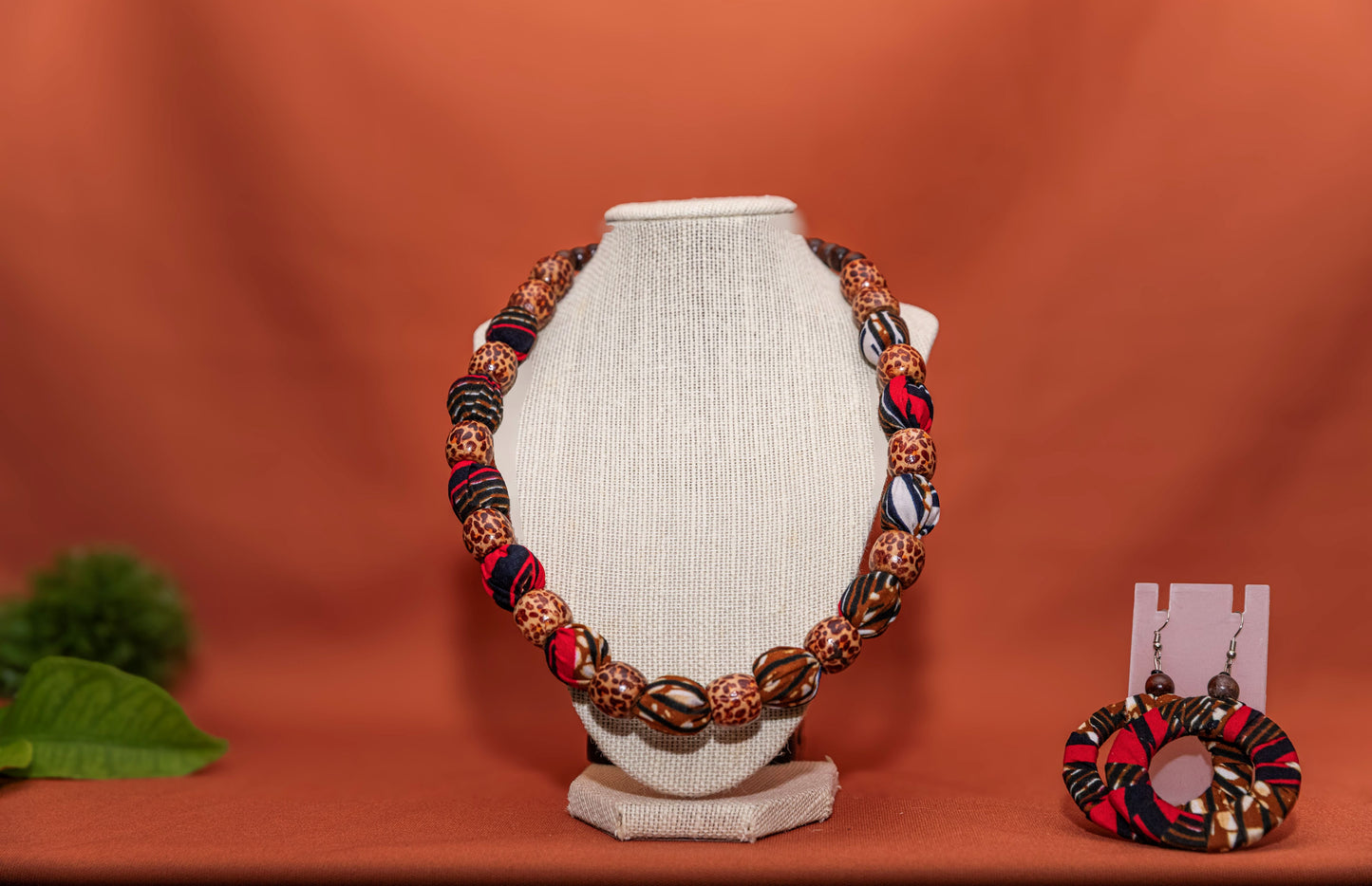 Inkwazi Collection- Zimba Necklace and Ear rings Set 3